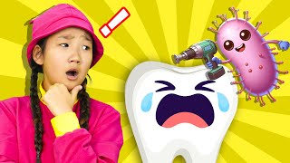 Hacky Smacky  Tooth brush Childrens Song MORE  Yummy Kids Songs [upl. by Bardo175]