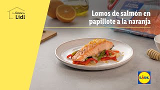 Lomos de salmón en papillote a la naranja  Recetas De Pescado 🐟🧑‍🍳  Lidl España [upl. by Drolet]