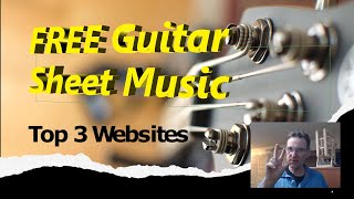 3 Best Free Guitar Sheet Music Sites  5 Sites Reviewed [upl. by Oinesra]