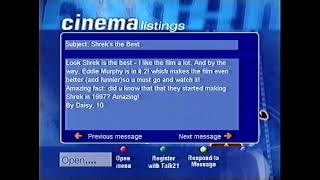 Open Cinema Listings  Sky Digital 17th September 2001 [upl. by Anitsirhc590]