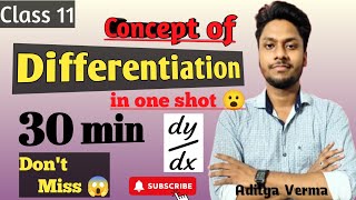 Differentiation Class 11 Rules of Differentiation  JEE NEET aditya14187 [upl. by Ellemrac]