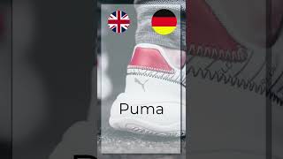 Pronouncing Adidas Nike amp Puma German vs English adidas nike puma reebok newbalance sport [upl. by Nrehtak382]