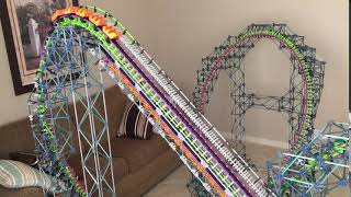 Kratos Knex Intamin Mega Coaster Test 3 [upl. by Josias]