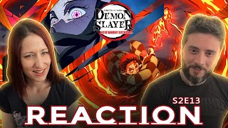 Were Astonished  Couple First Time Watching Demon Slayer  S2 E13 [upl. by Wey]