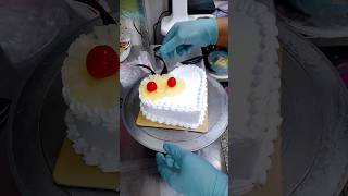 Pineapple slices cake design shortvideo youtubeshorts [upl. by Neelra380]