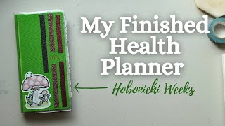 My Health Hobonichi Weeks Planner  A Full Year Flip Through  2023 Planner Flip Through [upl. by Indnahc438]