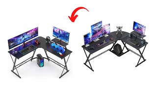 Top 5 Best L Shaped Gaming Desk On Amazon 🔥 [upl. by Dulcie]