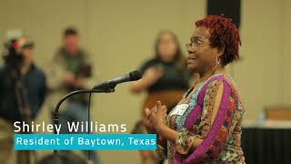 Environment Texas and residents testify at public hearing about ExxonMobils Baytown Olefins Plant [upl. by Coralyn]