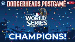 DodgerHeads Postgame Dodgers rally to win World Series Walker Buehler closes Game 5 [upl. by Zeb]