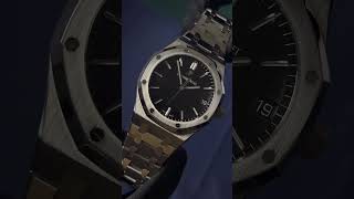 AUDEMARS PIGUET RO 41MM 15500 BLACK DIAL 2020 royaloak 15500 shorts [upl. by Anegue]