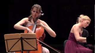 Brahms Cello Sonata op38 3d mvt Camille Thomas and Beatrice Berrut [upl. by Ettennaej367]