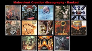 The Discography of Malevolent Creation  Ranked [upl. by Sclar]