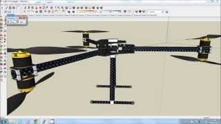 DroneworX Y6 hexacopter prototype design [upl. by Matlick]