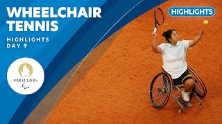 🎾 Wheelchair Tennis Highlights  Day 9  Paris 2024 Paralympic Games [upl. by Buine421]