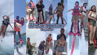 Aqua Love Experiencing the Thrill of Flyboarding Together ‎ [upl. by Sanson]