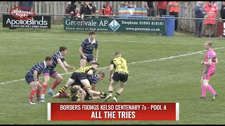 KELSO 7s 2022  POOL A TRIES  GALA MELROSE amp MUSSELBURGH [upl. by Strickler152]