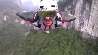 Marshall Miller  Tianmen Mountains  Wingsuit BASE Jump [upl. by Kamal240]