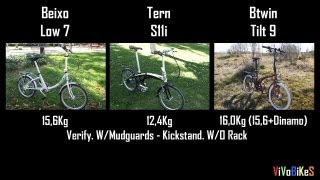 Tern Verge S11i vs Btwin Tilt 9 vs Beixo Low 7 Compare [upl. by Margarette]