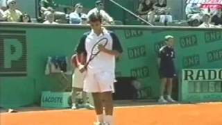 Federer Magic Overhead Smash [upl. by Onitram641]