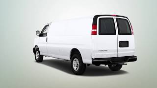 2019 Chevrolet Express 3500 Extended WT Cargo Van Review  izmocars [upl. by Ansev512]