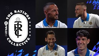 “If it’s Serie A titles I’m the winner”  FIFA 22 RATINGS  INTER PLAYERS REACTION 🤣⚫🔵🎮 SUB ENG [upl. by Tnomyar]