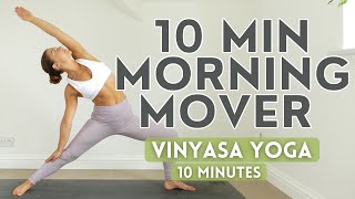 10 MIN MORNING MOVEMENT  Yoga with Charlie Follows [upl. by Fording]