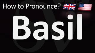 How to Pronounce Basil CORRECTLY [upl. by Yennaiv682]