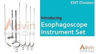 Esophagoscope Instrument Set [upl. by Ruthie]