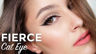 Fierce Cat Eye amp Cut Crease Makeup Tutorial [upl. by Billi906]