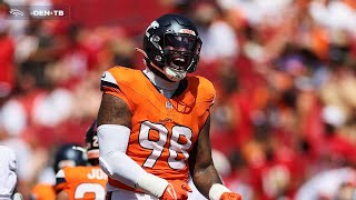 Broncos players discuss big Week 3 win vs Buccaneers  Inside the locker room [upl. by Notgnihsaw]