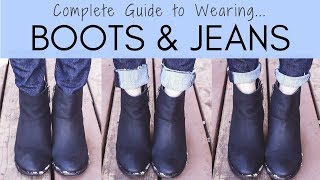 The Complete Guide to Wearing Boots with Jeans [upl. by Paulita]