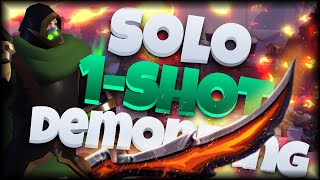 1SHOT DEMONFANG  Solo PvP  Albion Online [upl. by Krever]