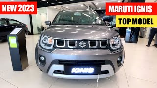 2023 New Maruti Suzuki Ignis Alpha Top Model On Road Price Features Interior and Exterior Review [upl. by Xymenes870]