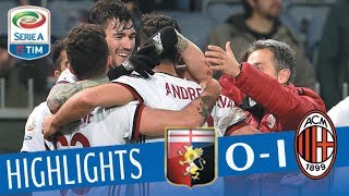 Genoa  Milan 01  Highlights  Giornata 28  Serie A TIM 201718 [upl. by Webb]