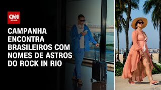 Campanha encontra brasileiros com nomes de astros do Rock in Rio  AGORA CNN [upl. by Belle]