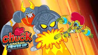 Chuck Chicken Power Up  Full Season 1  Moolt Kids Toons [upl. by Jemena]