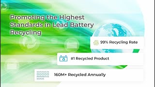 Promoting the Highest Standards in Lead Battery Recycling [upl. by Atinal912]