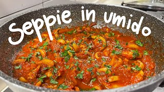 SEPPIE IN UMIDO  ricetta facile  Le ricette di Jules [upl. by Idham]