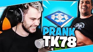 JAI PRANK TK AVEC UN REBONDISSEUR SUR FORTNITE BATTLE ROYALE [upl. by Grochow]