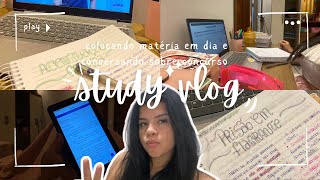 Study vlog  estude um dia comigo para concurso público studyroutine concursospúblicos studyvlog [upl. by Francie]