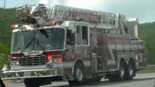 Throop Hose Co 3 Rescue 27 amp Wilson Fire Co Ladder 20 Responding [upl. by Craw]