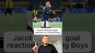 Jacob Ramseys goal reaction vs Young Boys avfc championsleague youngboys tielemans reaction [upl. by Ayeki]