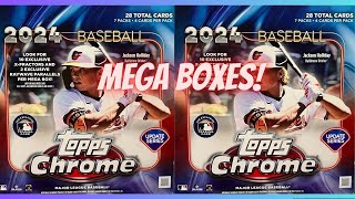 2024 Topps Chrome Update Mega Boxes [upl. by Corly24]