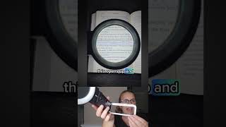 Powerful 30X amp 40X Magnifying Glass with LED Lights for Better Reading productreview [upl. by Dermot58]