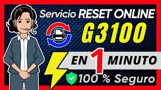 Canon G3100 Error 5b00 ✅ Servicio Reset ONLINE 🔒 Seguro ⚡ Rápido y 🔄 Reutilizable [upl. by Refinej]