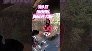 Would you be this calm jumping off a 140ft bridge bungeejumping highlandfling shorts swing [upl. by Roshelle]