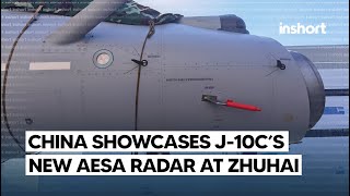 China reveals firstever image of j10cs advanced AESA radar at Zhuhai airshow 2024  InShort [upl. by Hanad]