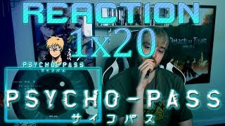 Psycho Pass Season 1  Episode 20 REACTION quotPURSUINGquot [upl. by Iznil136]