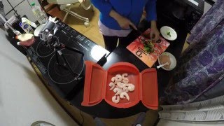 Shrimp and Broccoli with Thousand Island Dressing  Lekue Steam Case Recipes [upl. by Yesdnik]