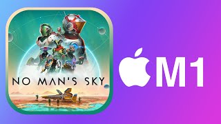 No Mans Sky  Benchmark   Macbook Air M1  1080p [upl. by Kinchen]